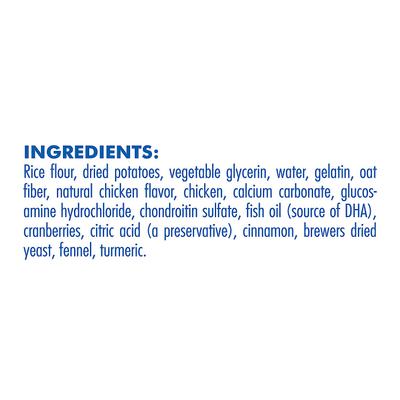 Show full view: N-Bone Chicken Flavored Dental Rings Senior Dog Treats, 9.8-oz bag slide 6 of 9