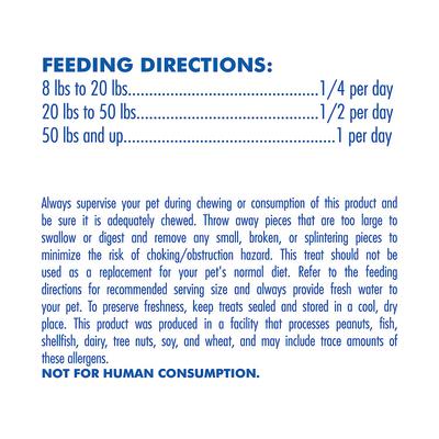 Show full view: N-Bone Chicken Flavored Dental Rings Senior Dog Treats, 9.8-oz bag slide 8 of 9