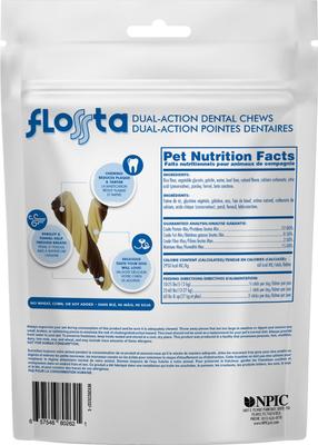Show full view: N-Bone FLOSSta Dual Action Beef Liver Flavor Dental Dog Chews, 8 count slide 3 of 11