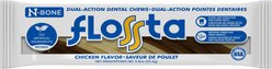 N-Bone FLOSSta Dual Action Chicken Flavor Dental Dog Chews, 1 count slide 1 of 2