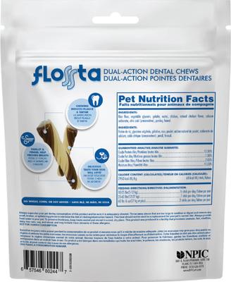 Show full view: N-Bone FLOSSta Dual Action Chicken Flavor Dental Dog Chews, 15 count slide 3 of 11