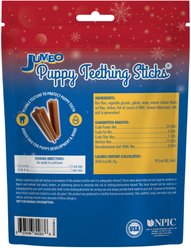 N-Bone Holiday Edition Puppy Jumbo Teething Sticks Chicken Flavor Dog Chew Treats, 7 count slide 2 of 6