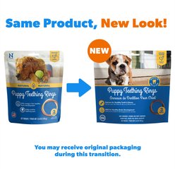 N-Bone Puppy Teething Ring Chicken Flavor Dental Dog Treats, 3 count slide 2 of 8
