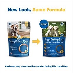 N-Bone Puppy Teething Ring Chicken Flavor Grain-Free Dental Dog Treats, 6 count slide 2 of 7