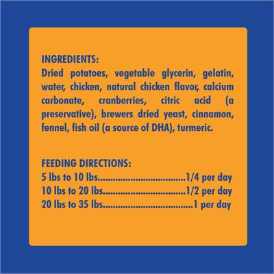 Show full view: N-Bone Puppy Teething Ring Chicken Flavor Grain-Free Dental Dog Treats, 6 count slide 6 of 11