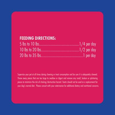 Show full view: N-Bone Puppy Teething Rings Blueberry & BBQ Flavor Grain-Free Dental Dog Treats, 3 count slide 6 of 9