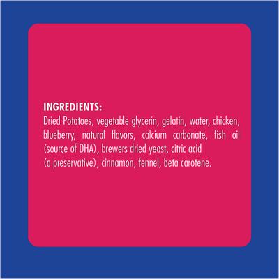 Show full view: N-Bone Puppy Teething Rings Blueberry & BBQ Flavor Grain-Free Dental Dog Treats, 6 count slide 4 of 9