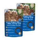 N-Bone Puppy Teething Rings Peanut Butter Flavor Dental Dog Treats, 12 count