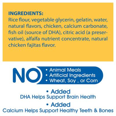 Show full view: N-Bone Puppy Teething Rings Taste of Texas Chicken Fajitas Flavor Dog Dental Treats, 3 count slide 7 of 8