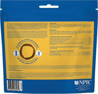 Show full view: N-Bone Puppy Teething Rings Taste of Texas Chicken Fajitas Flavor Dog Dental Treats, 3 count slide 3 of 8