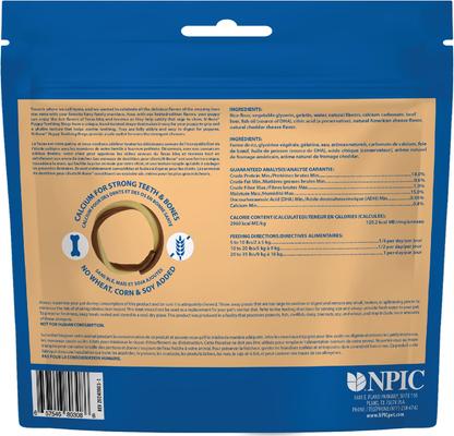 Show full view: N-Bone Puppy Teething Rings Taste of Texas Queso Con Carne Flavor Dog Dental Treats, 3 count slide 3 of 8