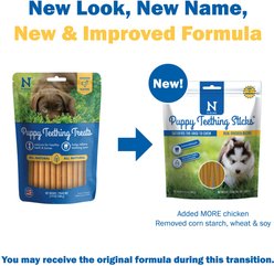 N-Bone Puppy Teething Sticks Chicken Flavor Dog Treats, 20 count slide 2 of 5