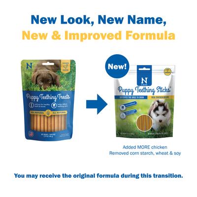 Show full view: N-Bone Puppy Teething Sticks Chicken Flavor Dog Treats, 20 count slide 3 of 8