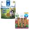 Show in main carousel: N-Bone Puppy Teething Sticks Chicken Flavor Treats + Nylabone Healthy Edibles Bacon, Roast Beef, & Turkey Puppy Starter Kit Dog Treats, 3 pack slide 1 of 10