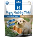 N-Bone Puppy Teething Sticks Peanut Butter Dental Chew Treats, 20 count