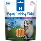 N-Bone Puppy Teething Sticks Pumpkin Dental Chew Treats, 20 count