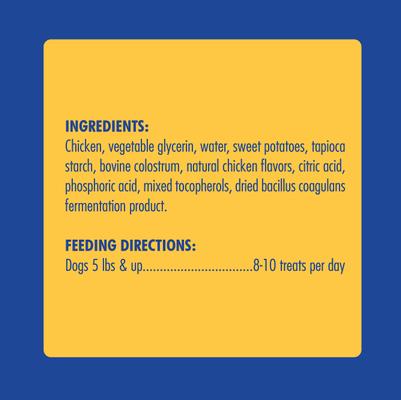 Show full view: N-Bone Puppy Training Real Chicken Recipe Grain-Free Soft & Chewy Dog Treats, 6-oz pouch slide 4 of 7