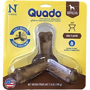 N-Bone Quada BBQ Flavored Interactive Large Dental Dog Treat, 1 count
