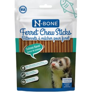 N-Bone Salmon Flavor Chew Sticks Ferret Treat, 1.87-oz bag