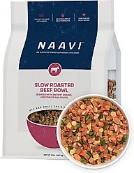 Naavi Slow Roasted Beef Bowl Air Dried Dog Food, 32-oz bag slide 1 of 7