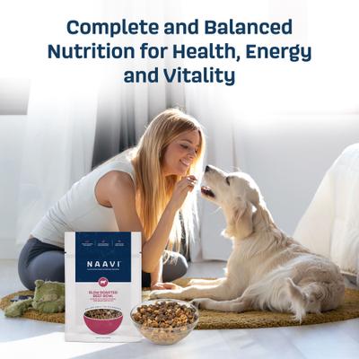 Show full view: Naavi Slow Roasted Beef Bowl Air Dried Dog Food, 64-oz bag slide 7 of 8