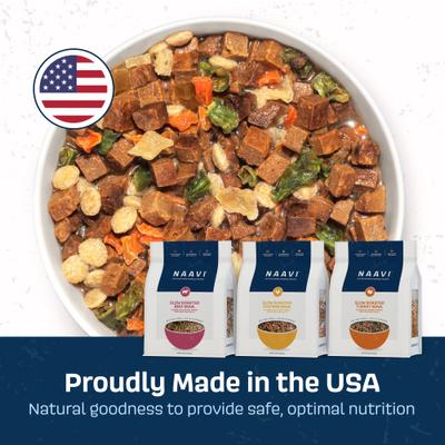 Show full view: Naavi Slow Roasted Beef Bowl Air Dried Dog Food, 64-oz bag slide 8 of 8