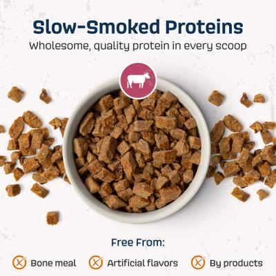 Show full view: Naavi Slow Roasted Beef Bowl Air Dried Dog Food, 64-oz bag slide 4 of 8