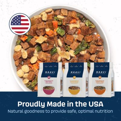 Show full view: Naavi Slow Roasted Beef Bowl Air Dried Dog Food, 6-oz bag slide 8 of 8