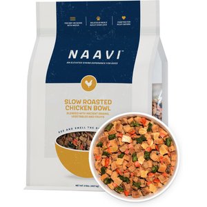 Naavi Slow Roasted Chicken Bowl Air Dried Dog Food, 32-oz bag
