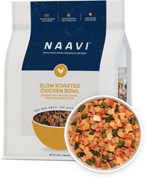 Naavi Slow Roasted Chicken Bowl Air Dried Dog Food, 64-oz bag