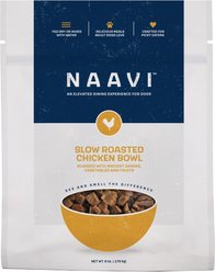 Naavi Slow Roasted Chicken Bowl Air Dried Dog Food, 6-oz bag