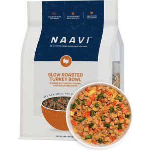 Naavi Slow Roasted Turkey Bowl Air Dried Dog Food, 32-oz bag
