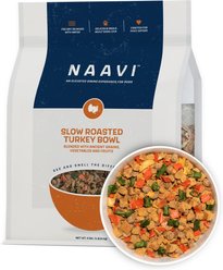 Naavi Slow Roasted Turkey Bowl Air Dried Dog Food, 64-oz bag
