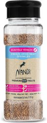 Nandi Bushveld Venison Meat Sprinkles Freeze-Dried Dog Food Topper, 2-oz bottle