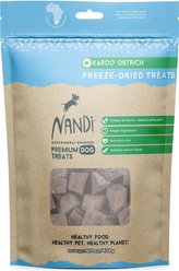 Nandi Karoo Ostrich Freeze-Dried Dog Treats, 16-oz bag