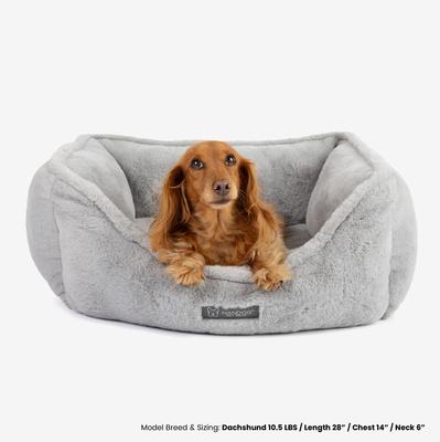 Show full view: Nandog Cloud Collection Dog & Cat Bed, Pearl River Grey slide 3 of 7