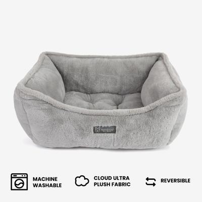 Show full view: Nandog Cloud Collection Dog & Cat Bed, Pearl River Grey slide 4 of 7