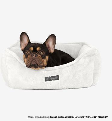 Show full view: Nandog Cloud Collection Dog & Cat Bed, Pearl White slide 2 of 7