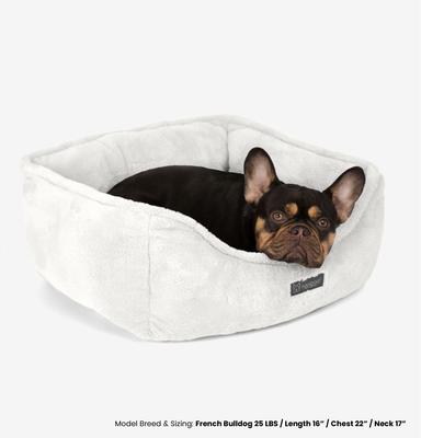 Show full view: Nandog Cloud Collection Dog & Cat Bed, Pearl White slide 3 of 7