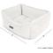 Show in main carousel: Nandog Cloud Collection Dog & Cat Bed, Pearl White slide 5 of 7
