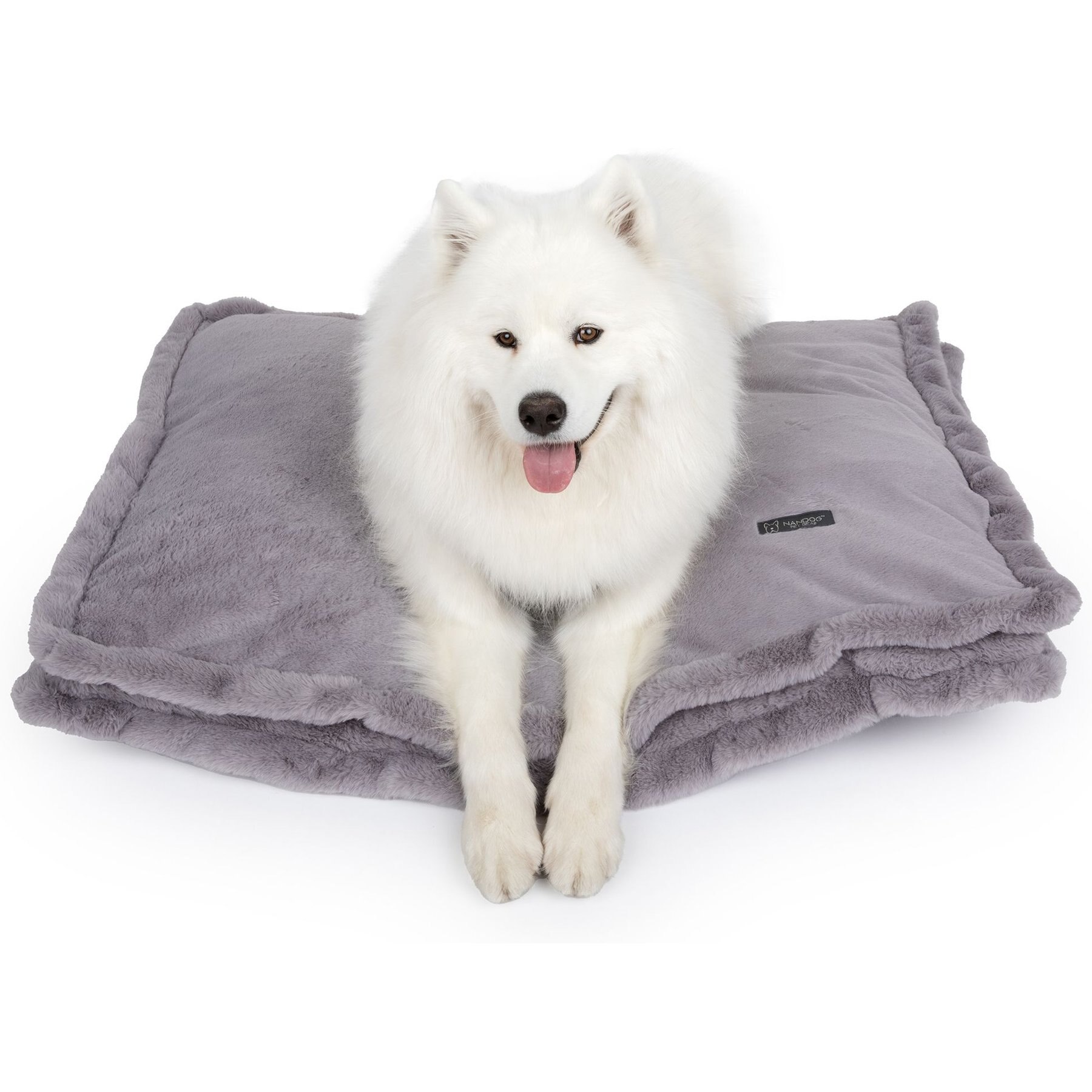 Nandog Cloud Collection Pillow Dog Bed, Gray