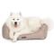 Show in main carousel: Nandog Poplin Fabric Dog Bed, Brown slide 1 of 8
