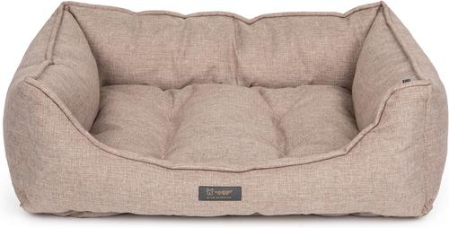 Show full view: Nandog Poplin Fabric Dog Bed, Brown slide 5 of 8