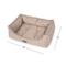 Show in main carousel: Nandog Poplin Fabric Dog Bed, Brown slide 7 of 8