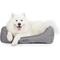 Show in main carousel: Nandog Poplin Fabric Dog Bed, Gray slide 1 of 8