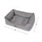 Show in main carousel: Nandog Poplin Fabric Dog Bed, Gray slide 7 of 8