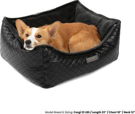 Show full view: Nandog Prive Collection Cat & Dog Bed, Black slide 3 of 5