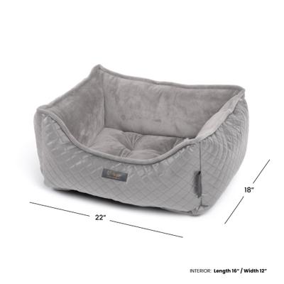 Show full view: Nandog Prive Collection Cat & Dog Bed, Gray slide 5 of 5