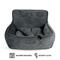 Show in main carousel: Nandog Quilted Micro-Plush Dog Car Seat Bed, Dark Gray, Small slide 3 of 7