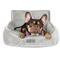 Show in main carousel: Nandog Quilted Micro-Plush Dog Car Seat Bed, Light Gray, Medium slide 1 of 9